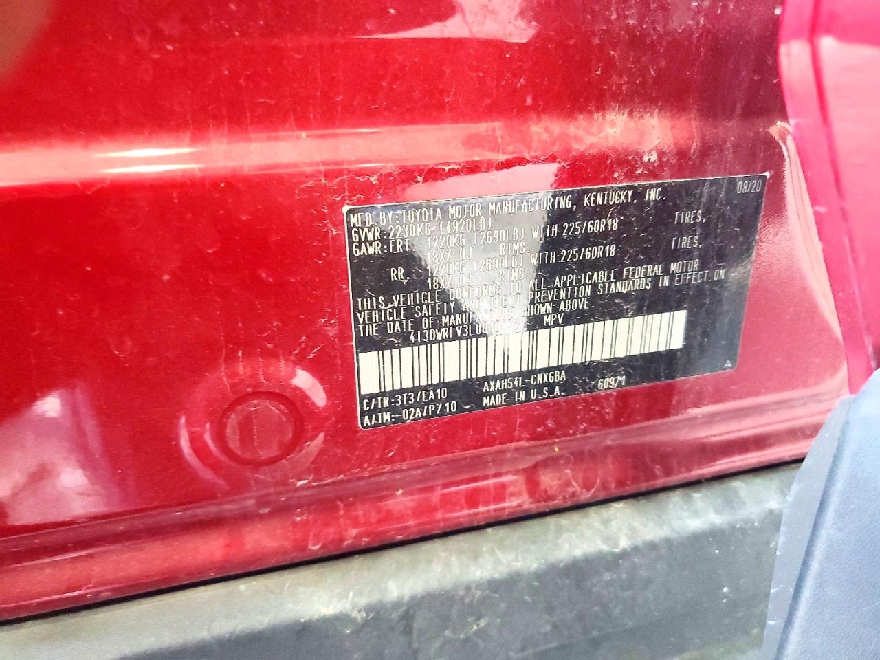 2020 TOYOTA RAV4