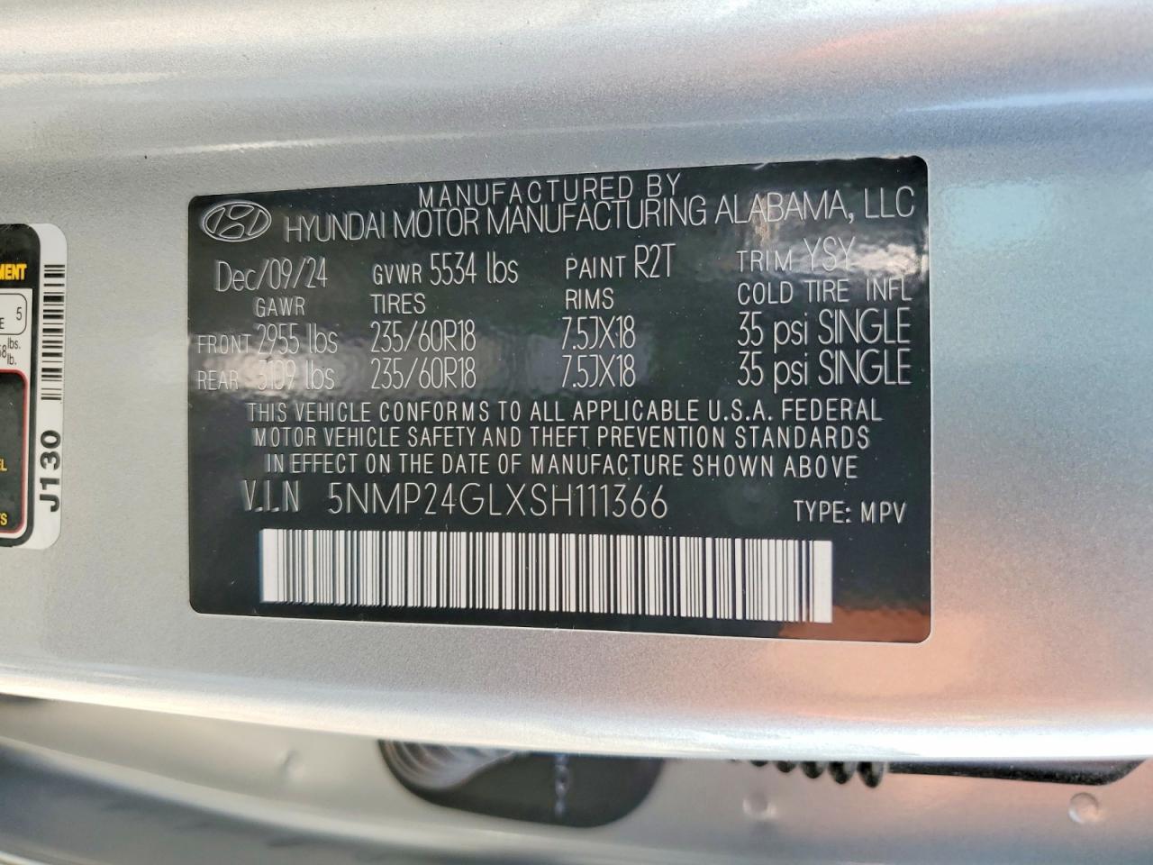 2025 HYUNDAI SANTA FE