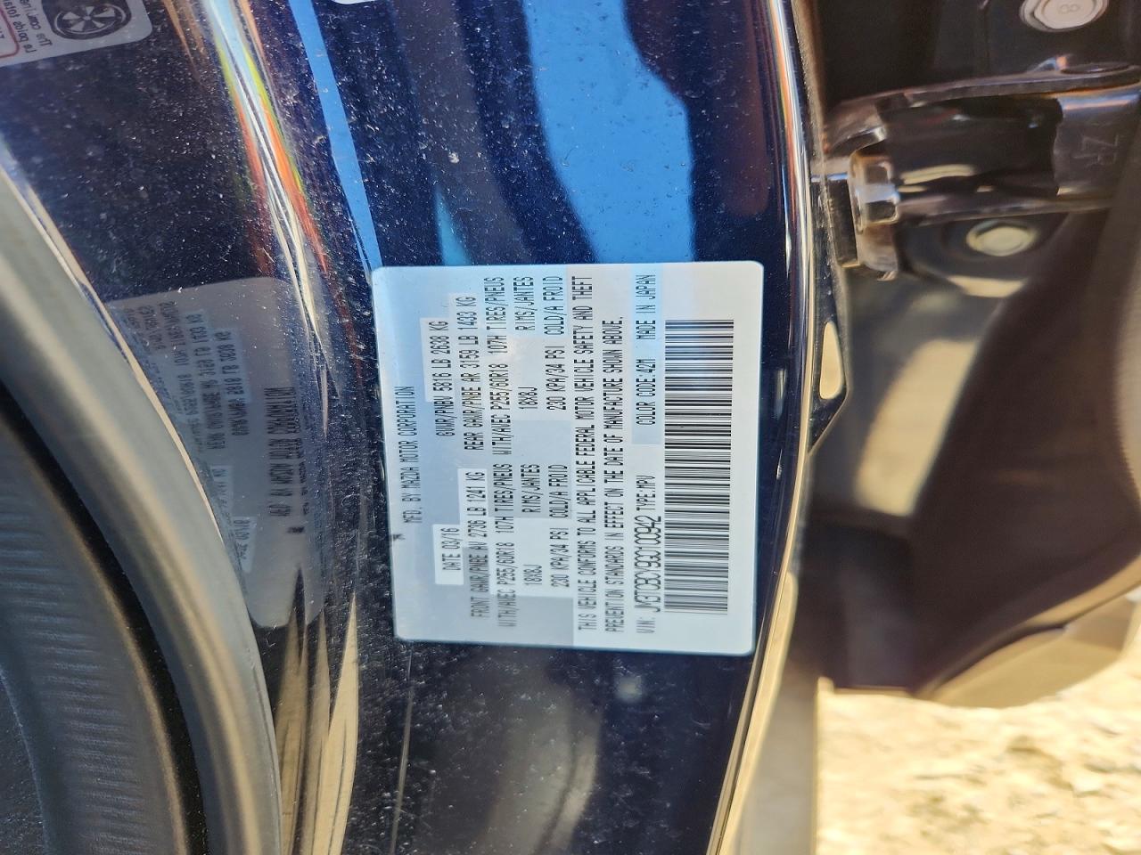 2016 MAZDA CX-9