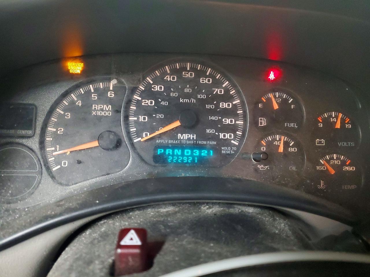 2001 CHEVROLET TAHOE