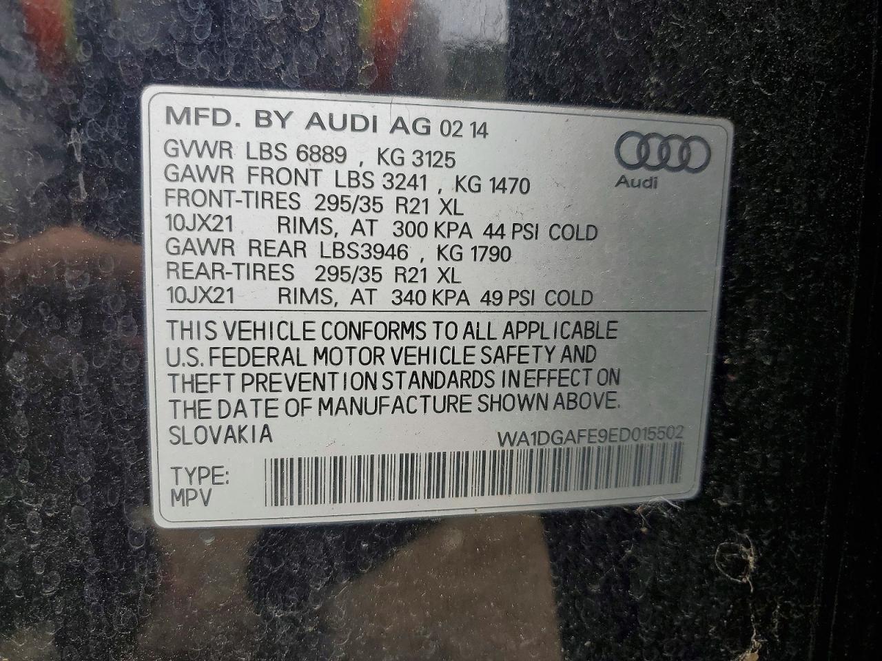 2014 AUDI Q7