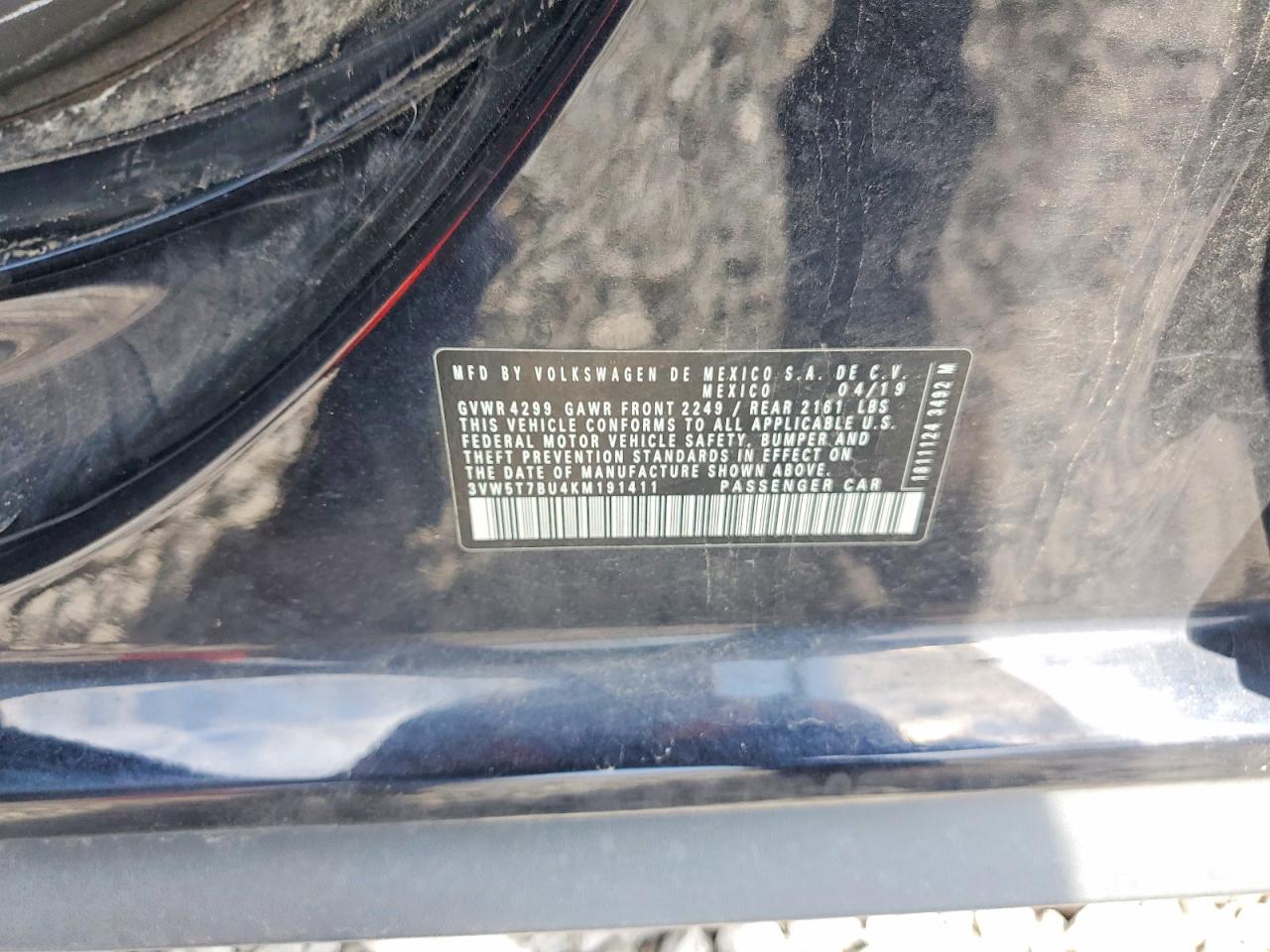 2019 VOLKSWAGEN JETTA