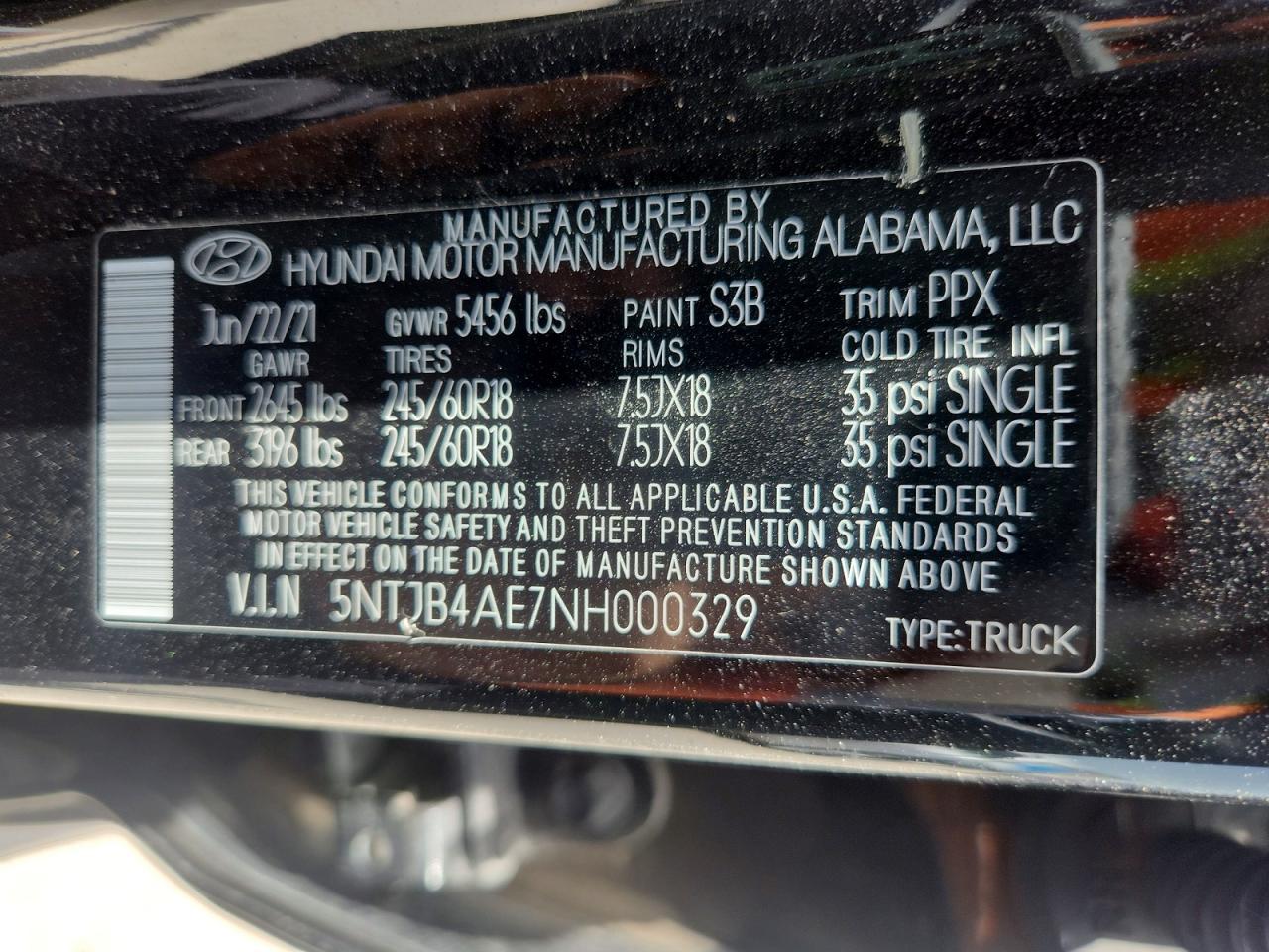 2022 HYUNDAI SANTA CRUZ