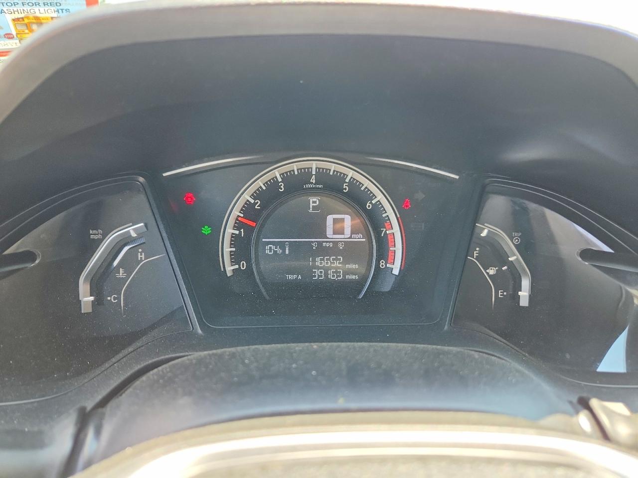 2016 HONDA CIVIC