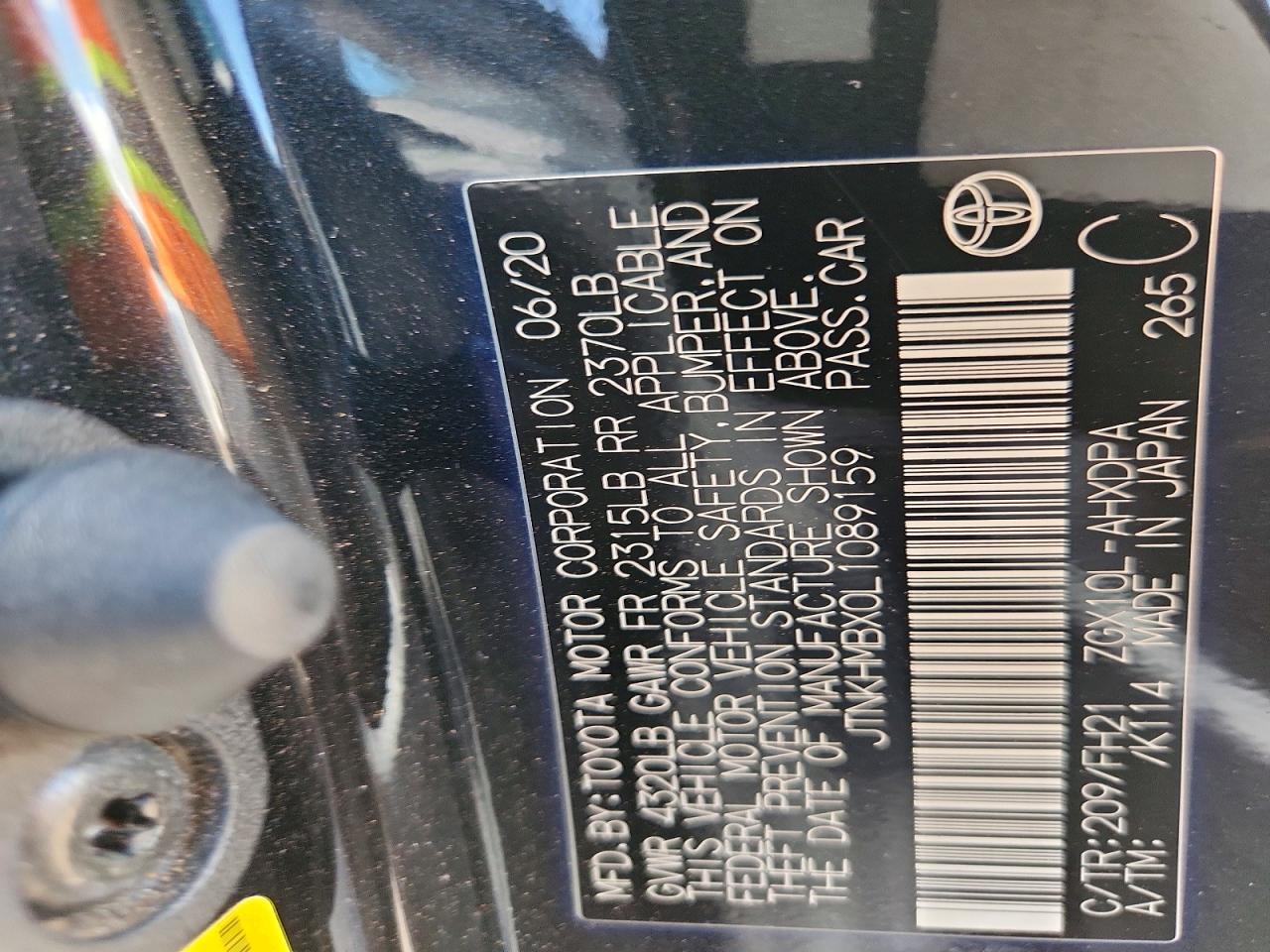 2020 TOYOTA C-HR