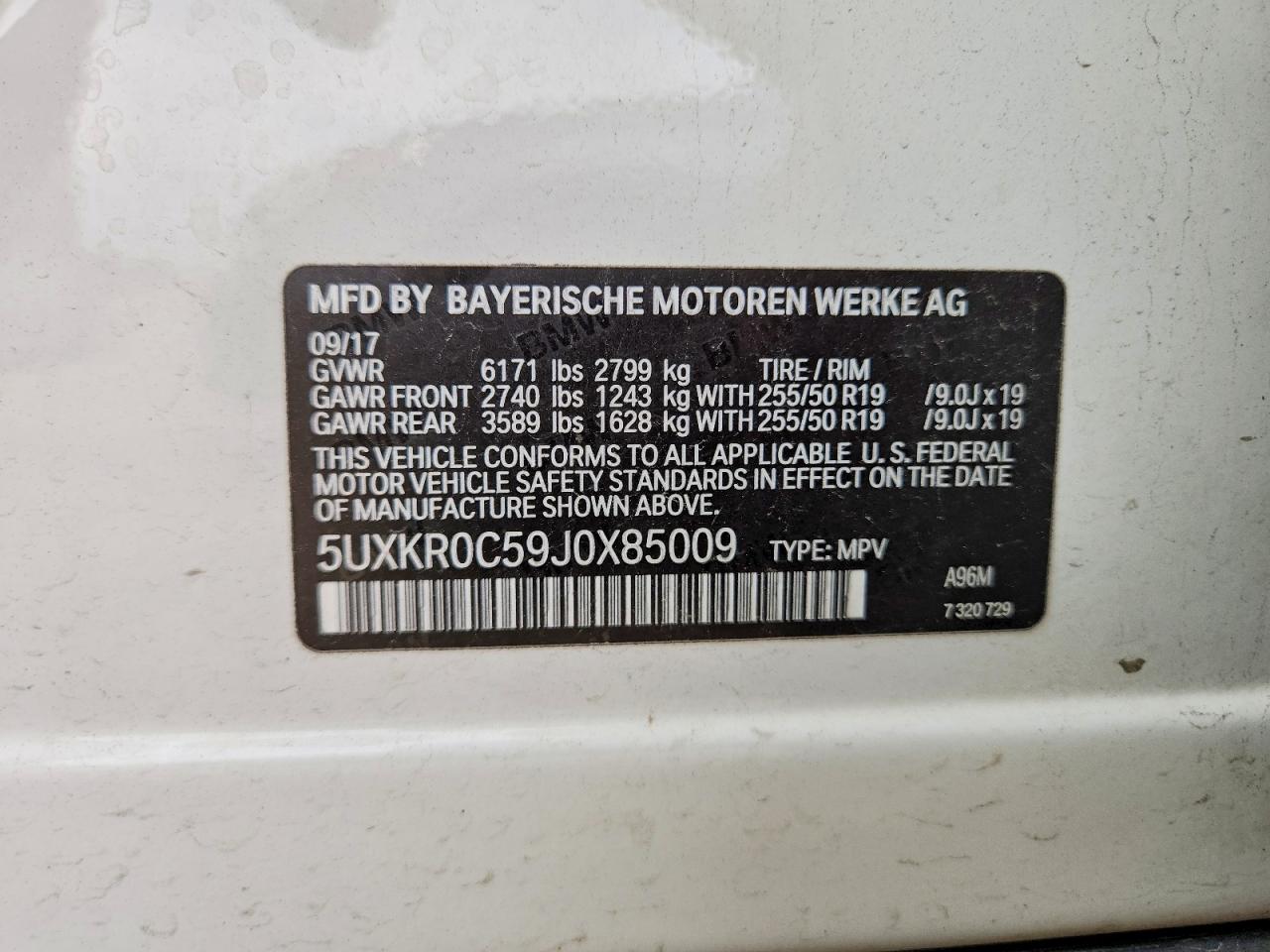 2018 BMW X5