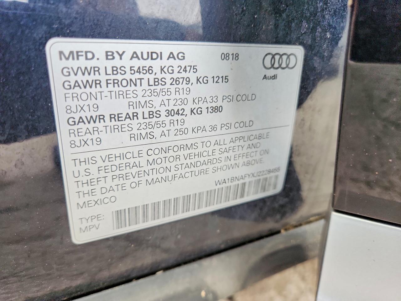2018 AUDI Q5