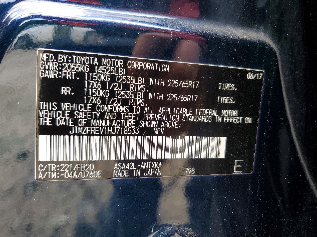 2017 TOYOTA RAV4