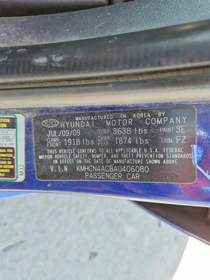 2010 HYUNDAI ACCENT