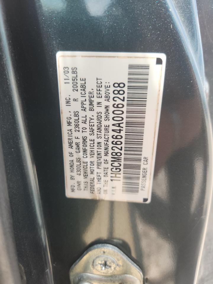 2004 HONDA ACCORD