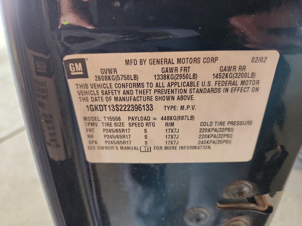2002 GMC ENVOY