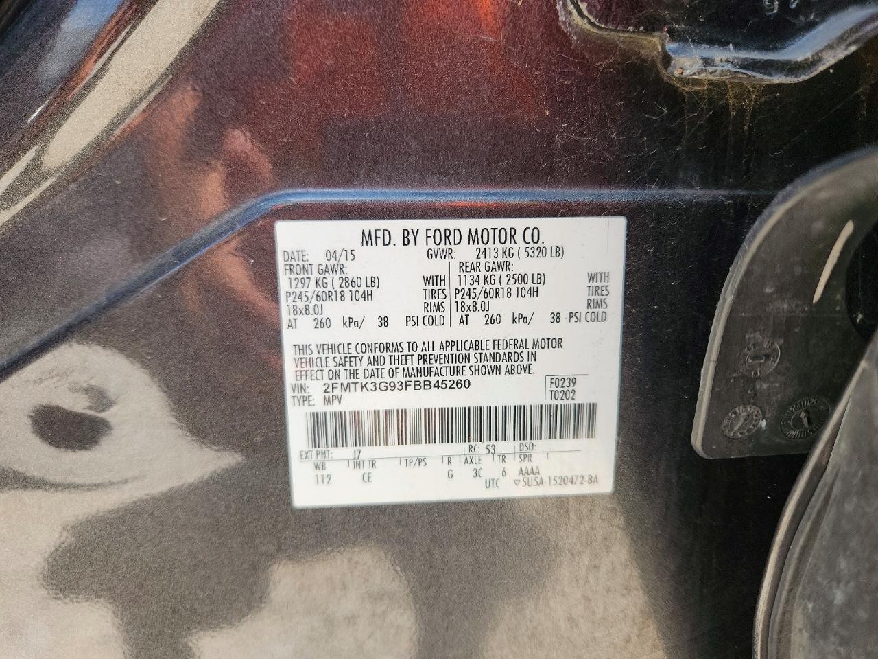 2015 FORD EDGE