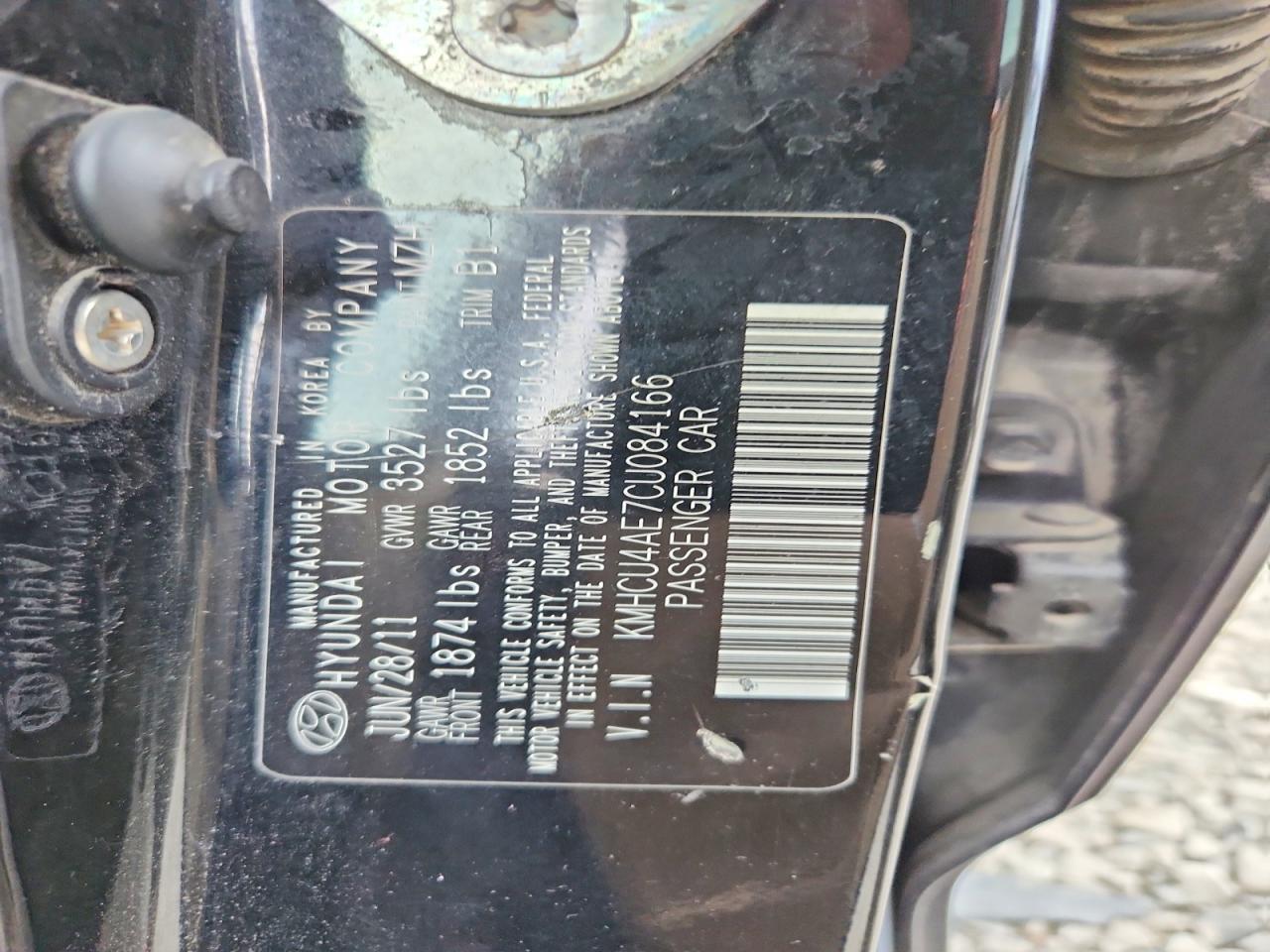 2012 HYUNDAI ACCENT