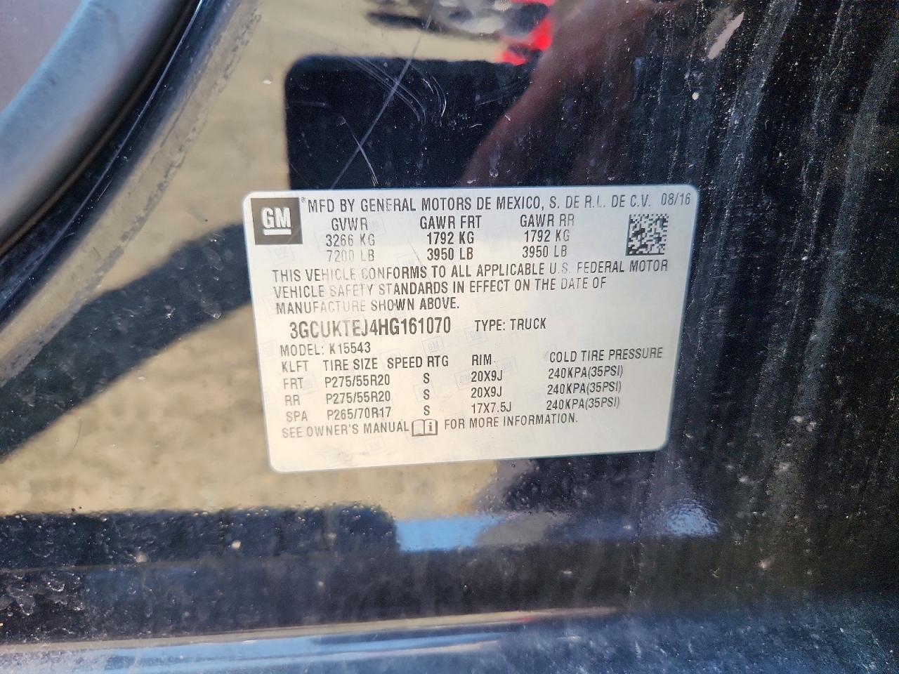 2017 CHEVROLET SILVERADO