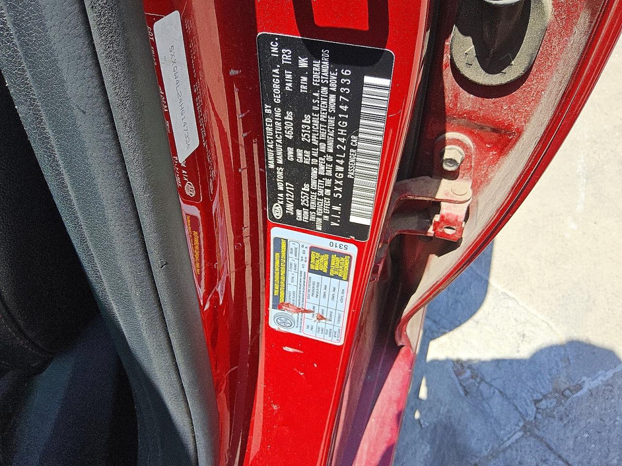 2017 KIA OPTIMA