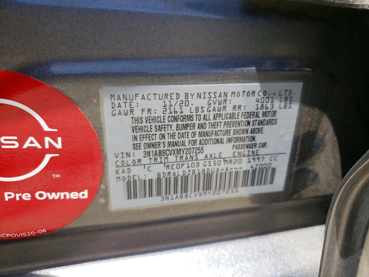 2021 NISSAN SENTRA