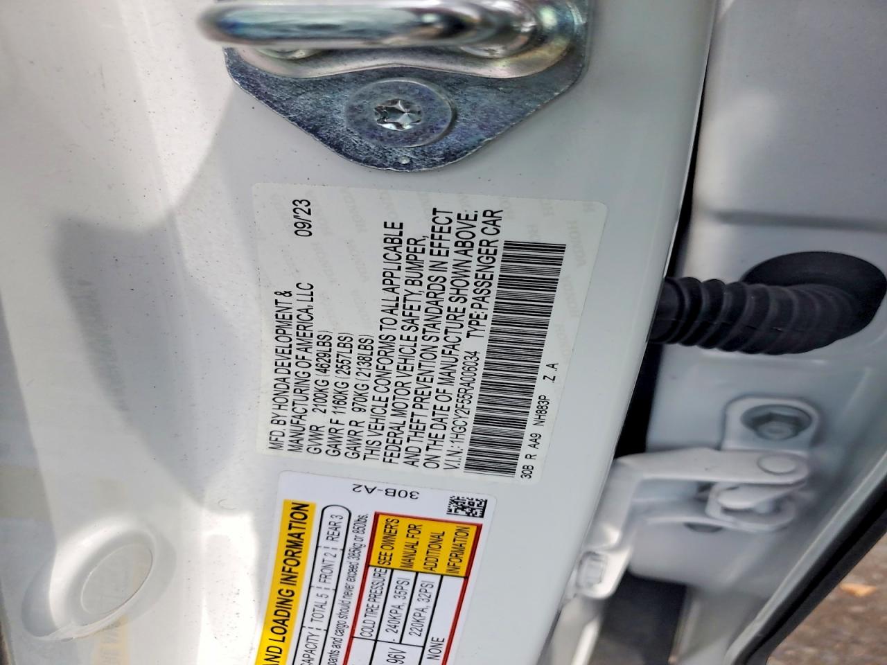 2024 HONDA ACCORD