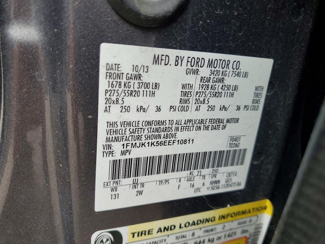 2014 FORD EXPEDITION