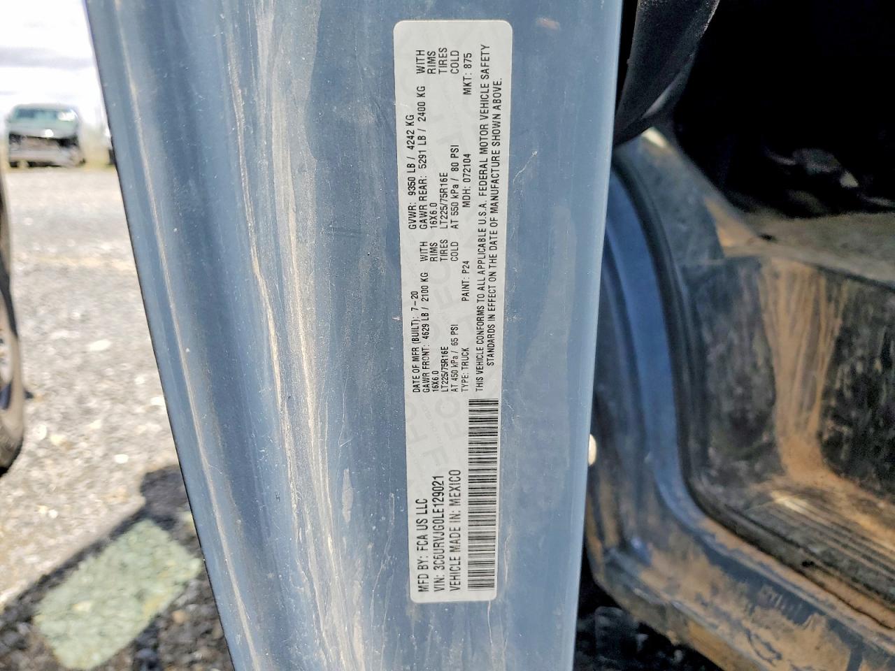 2020 RAM PROMASTER