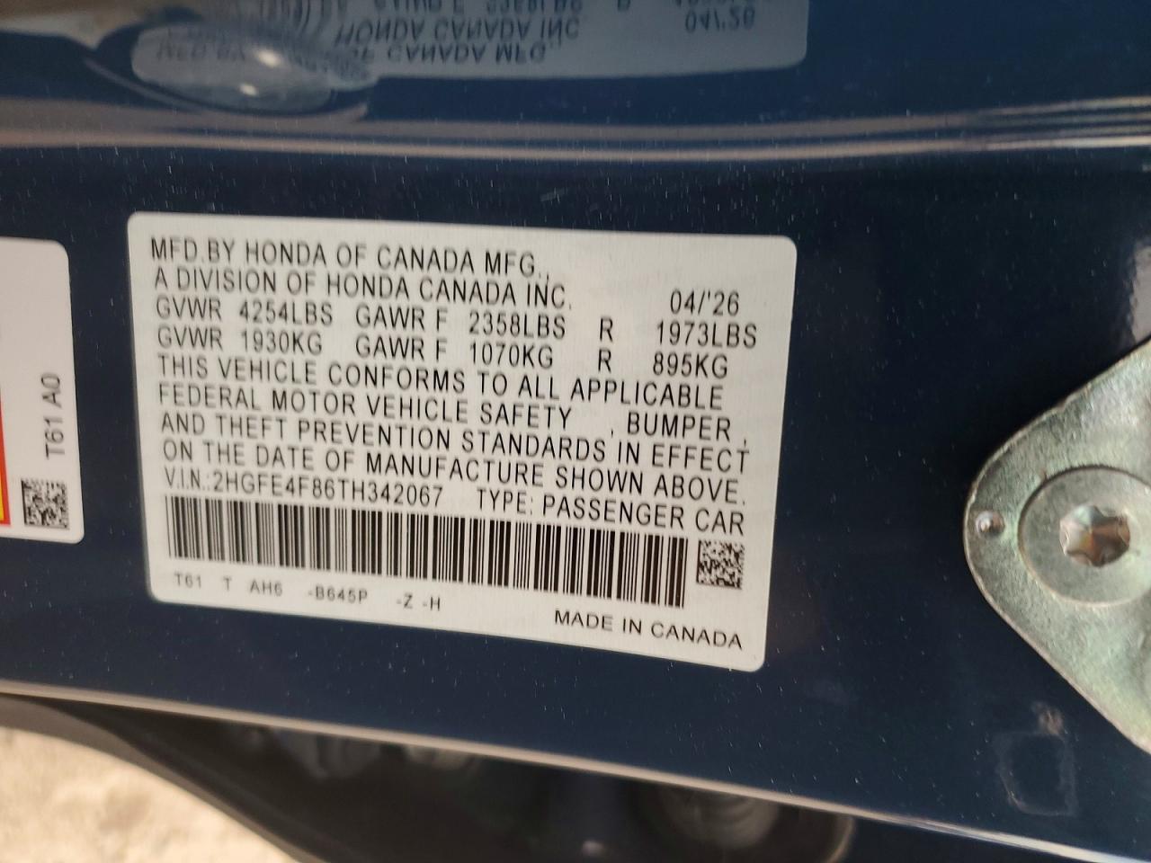 2026 HONDA CIVIC