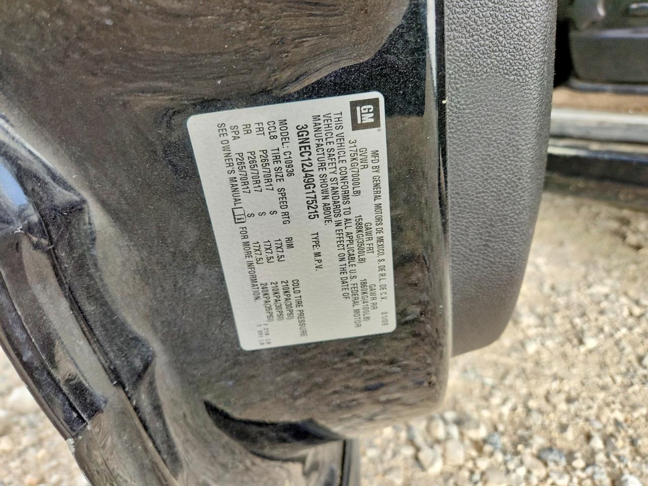2009 CHEVROLET AVALANCHE