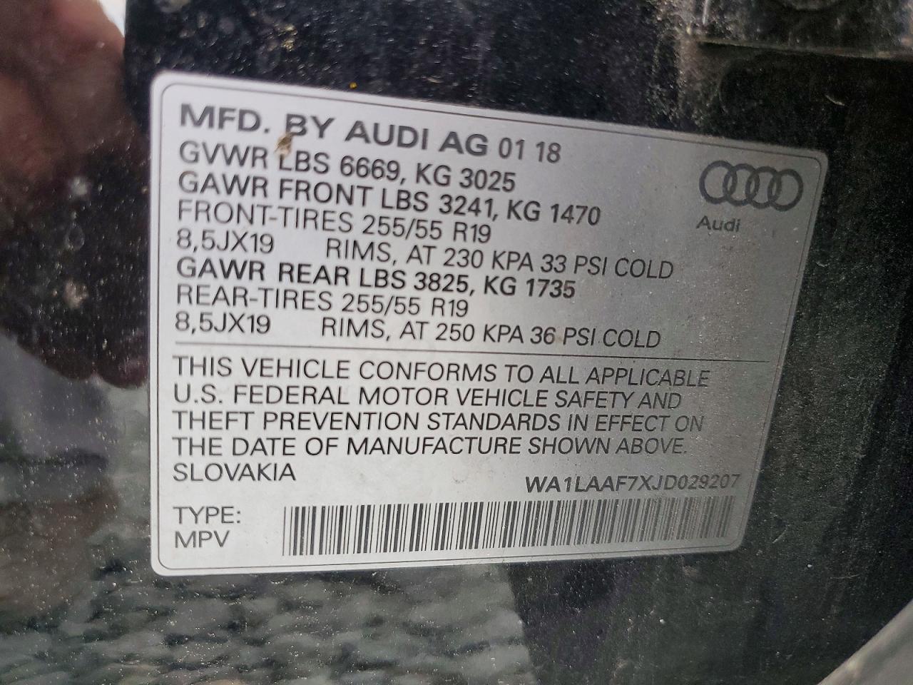 2018 AUDI Q7