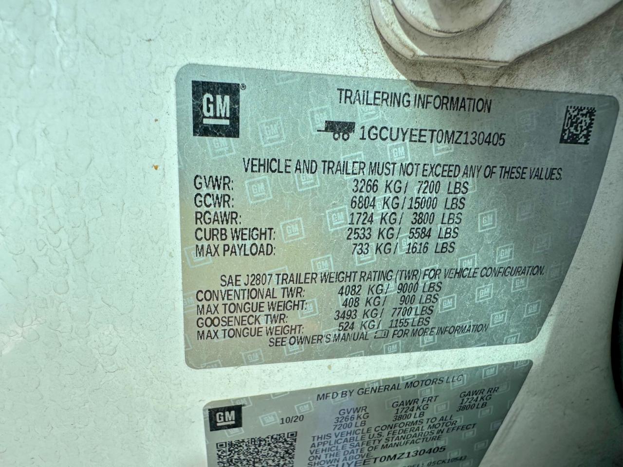 2021 CHEVROLET SILVERADO