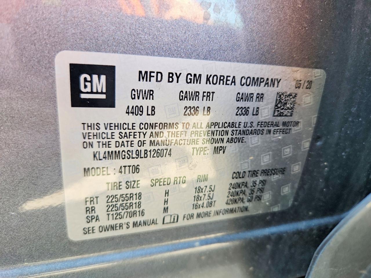 2020 BUICK ENCORE