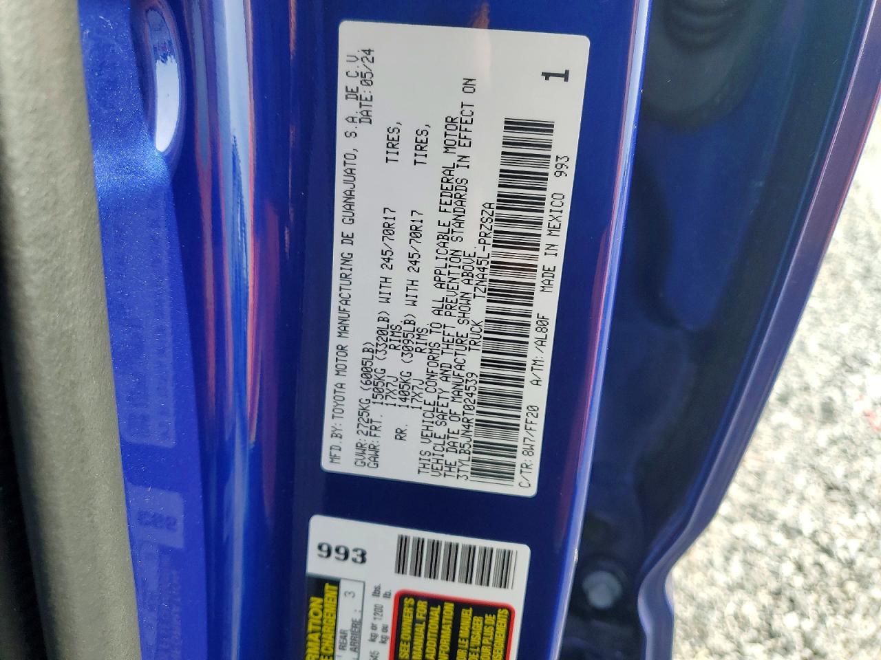 2024 TOYOTA TACOMA