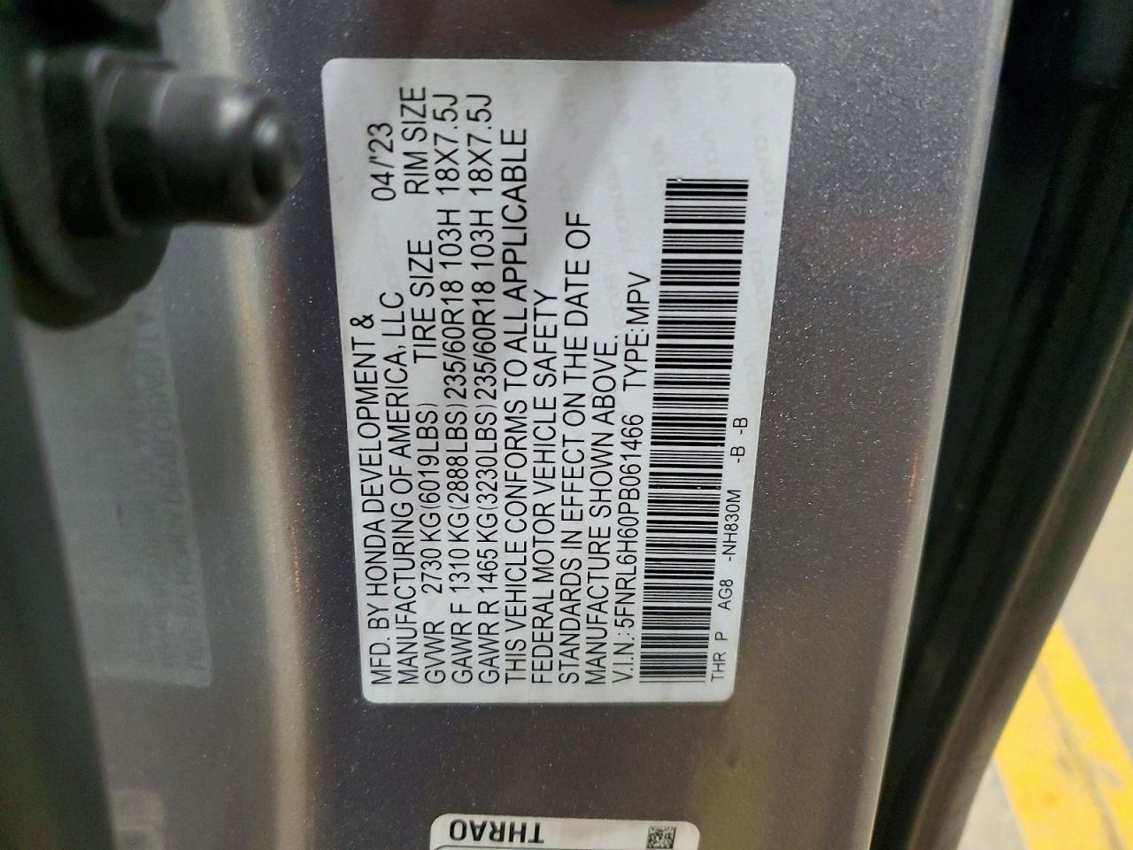2023 HONDA All Models