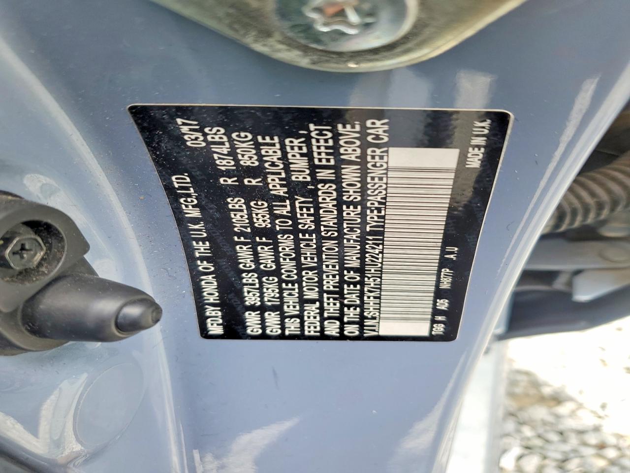 2017 HONDA CIVIC