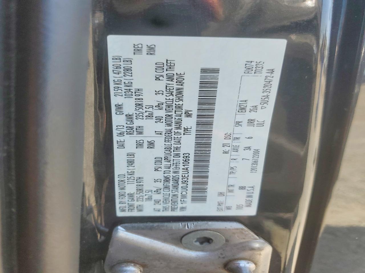2014 FORD ESCAPE