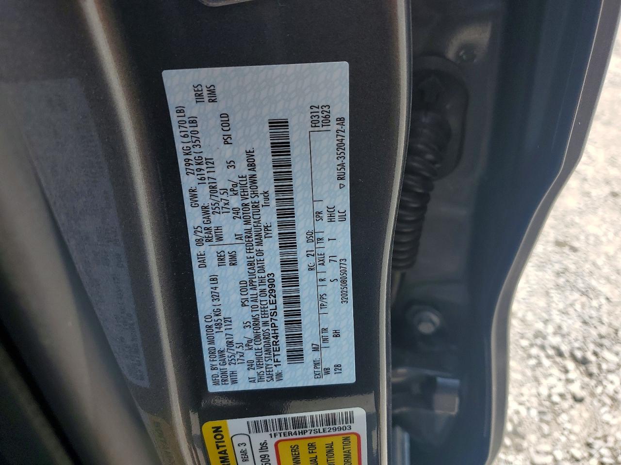 2025 FORD RANGER
