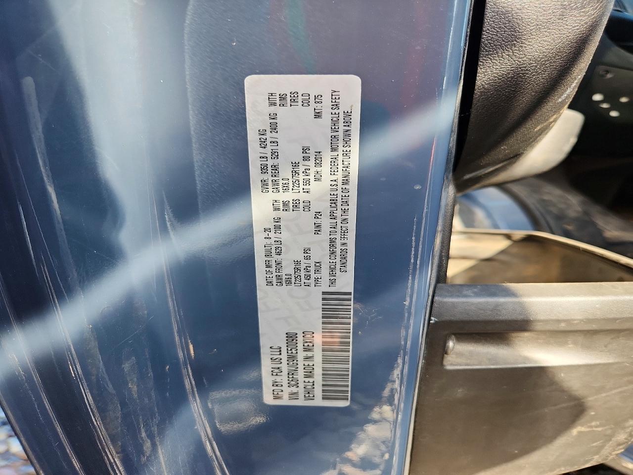 2021 RAM PROMASTER