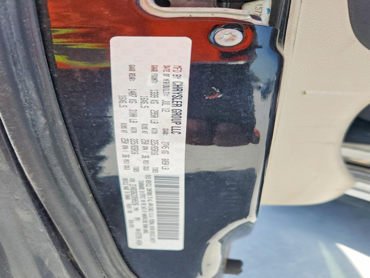 2013 DODGE CARAVAN