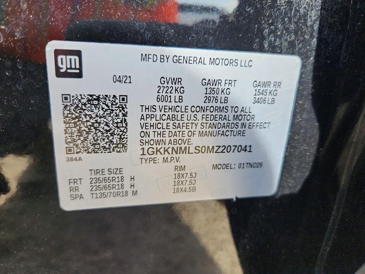 2021 GMC ACADIA