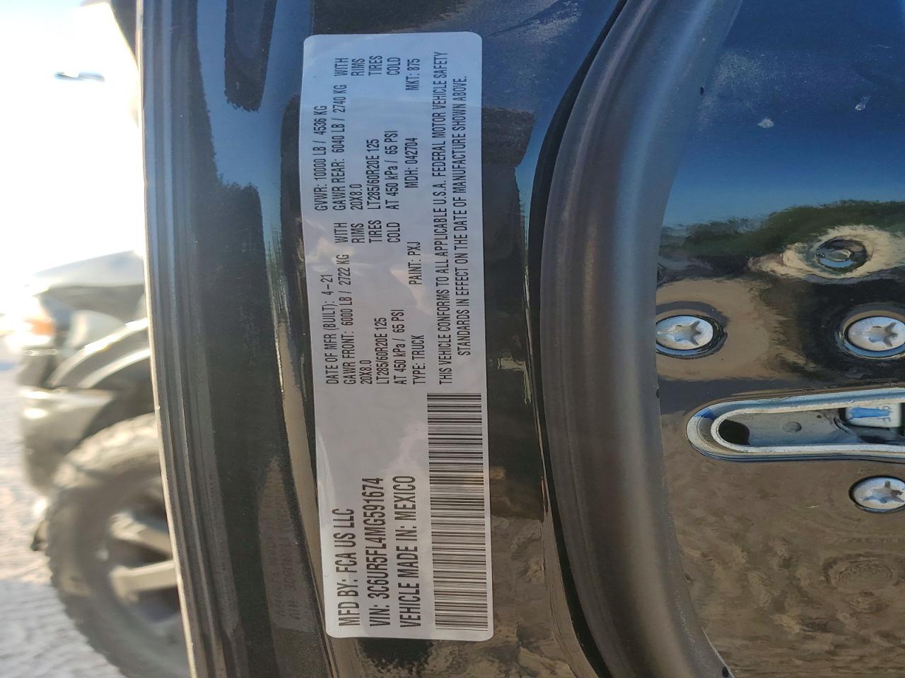 2021 RAM 2500