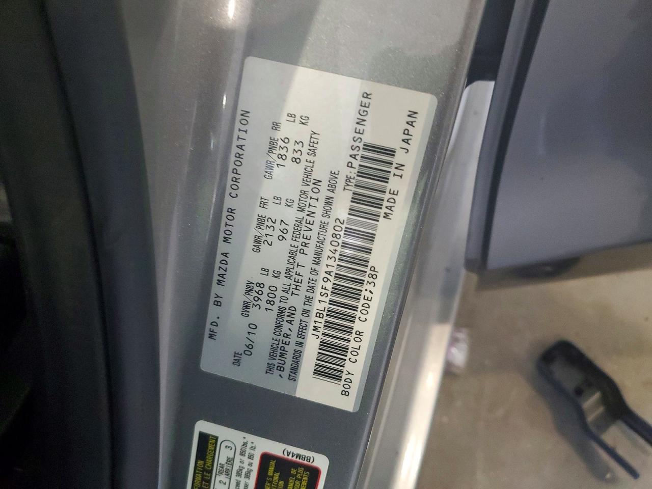 2010 MAZDA 3