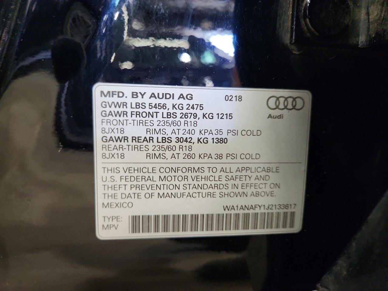 2018 AUDI Q5