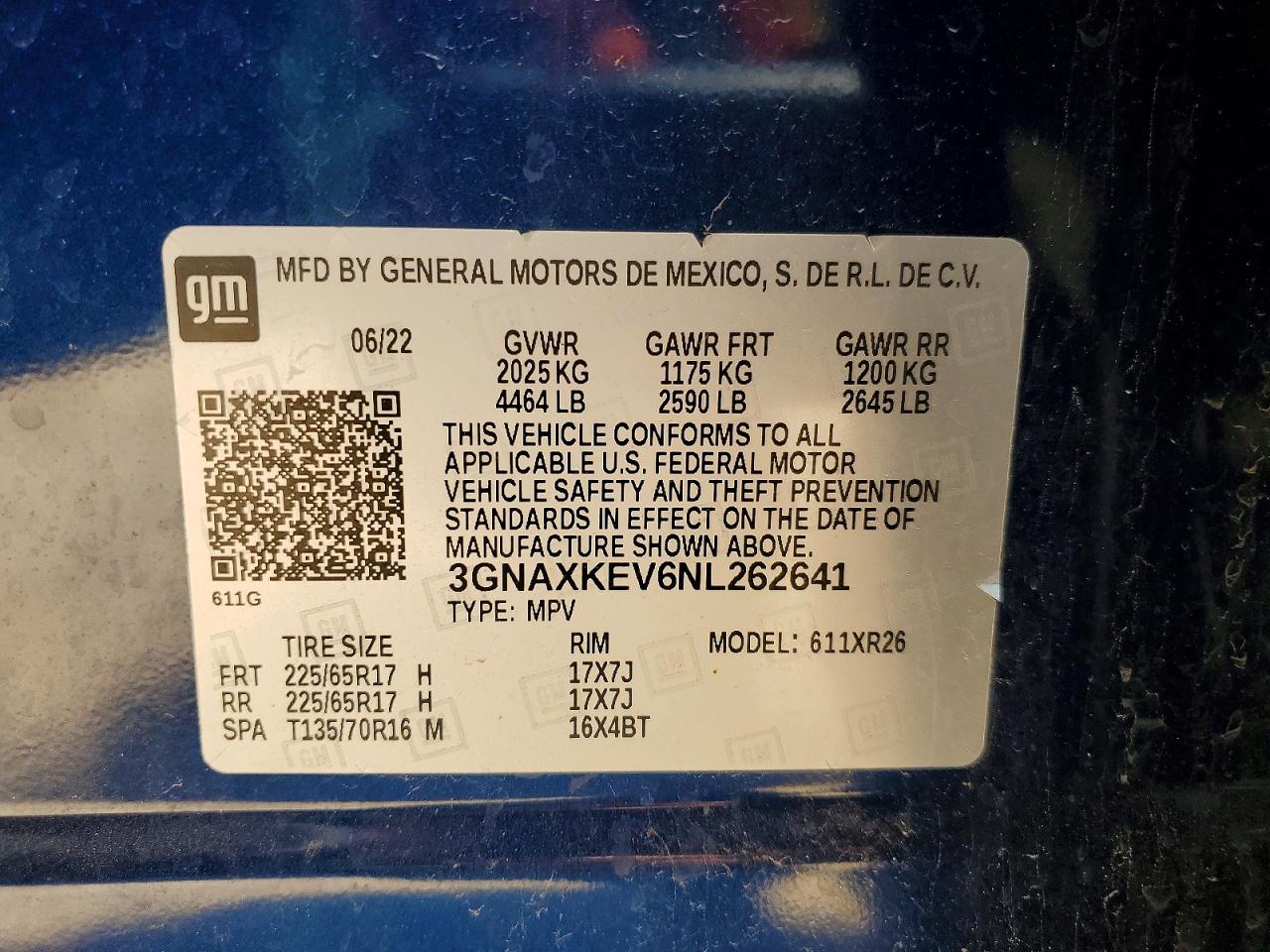 2022 CHEVROLET EQUINOX