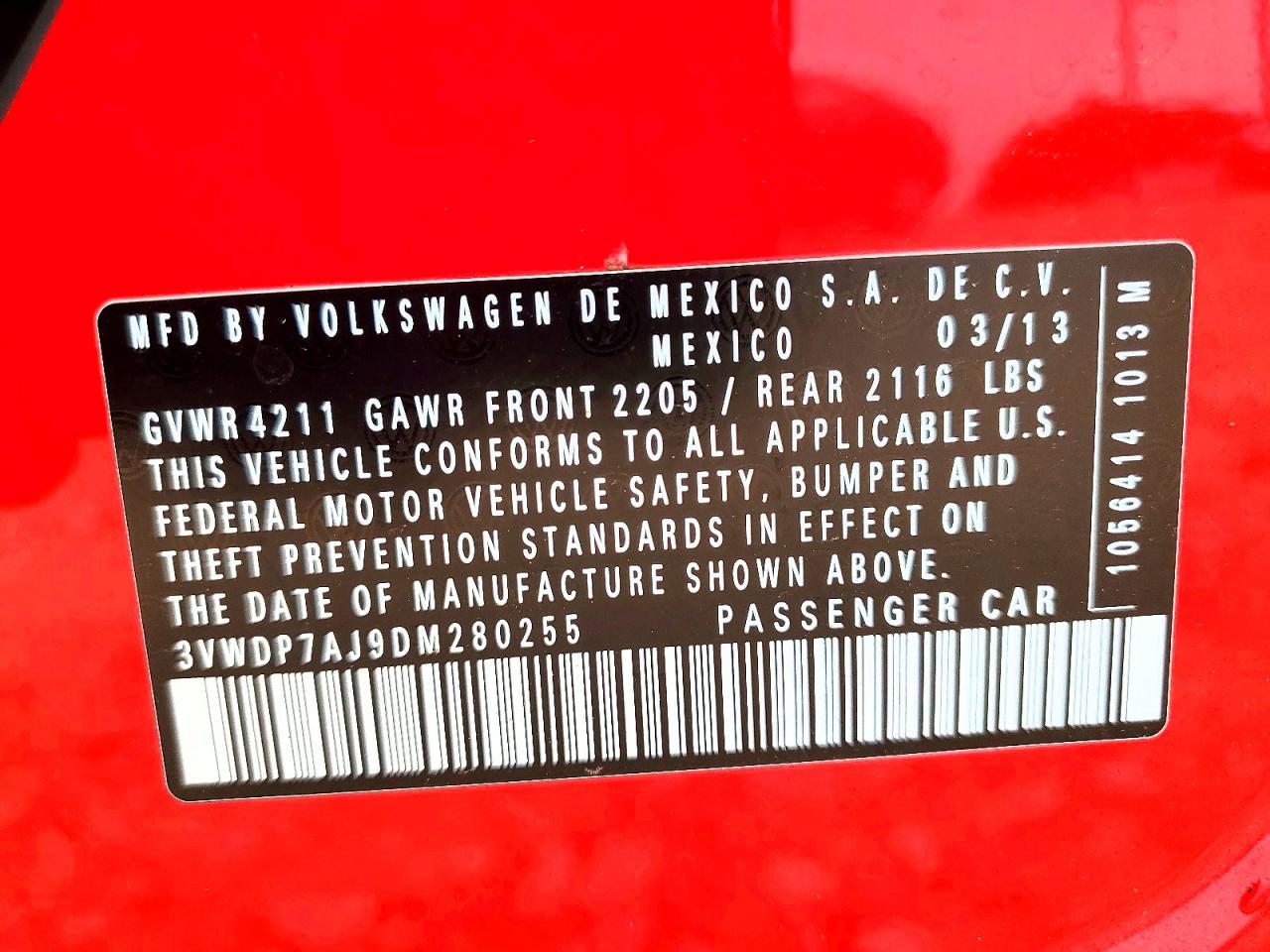 2013 VOLKSWAGEN JETTA