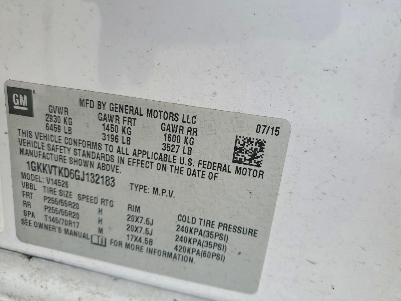2016 GMC ACADIA DEN