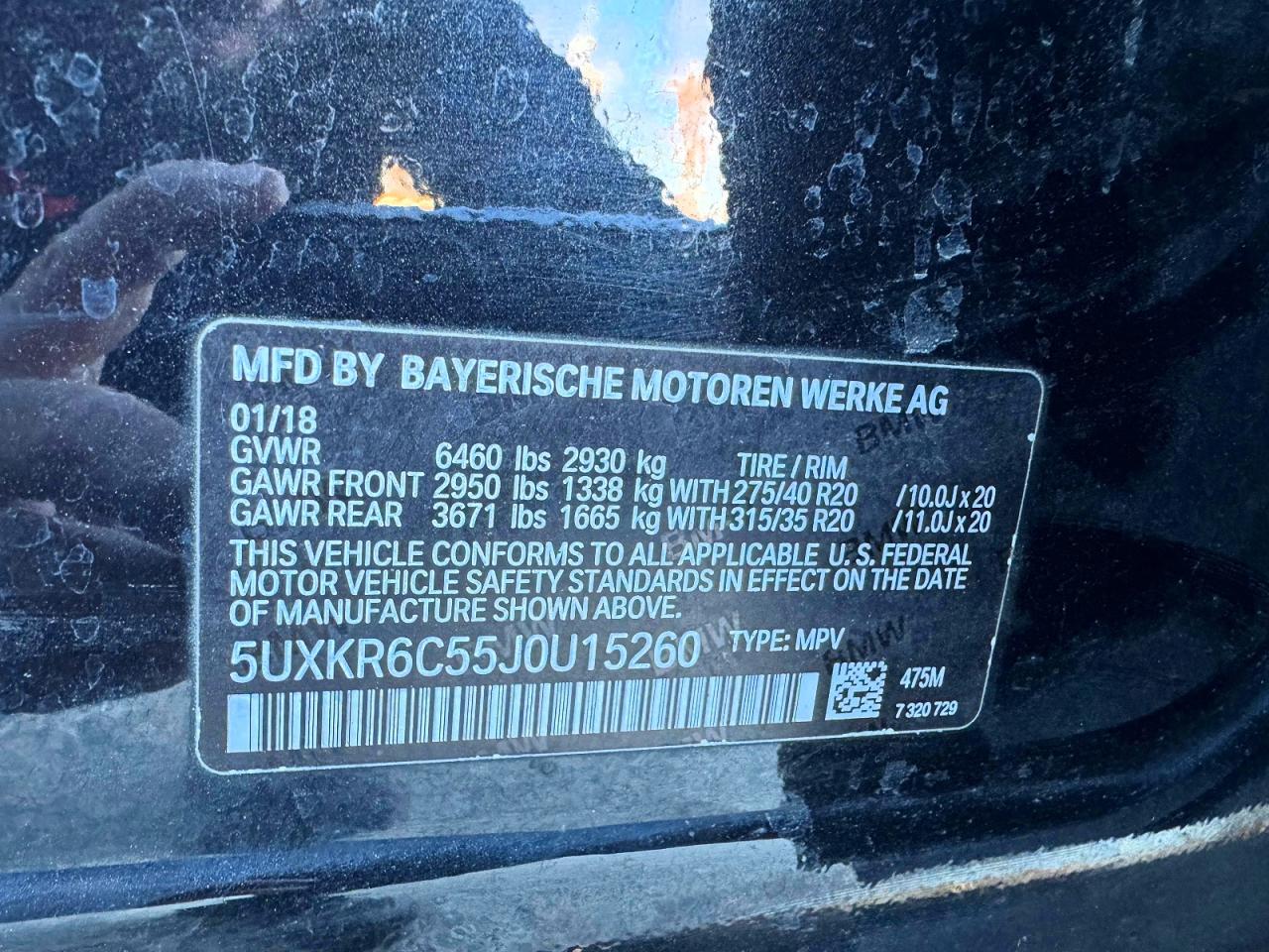 2018 BMW X5