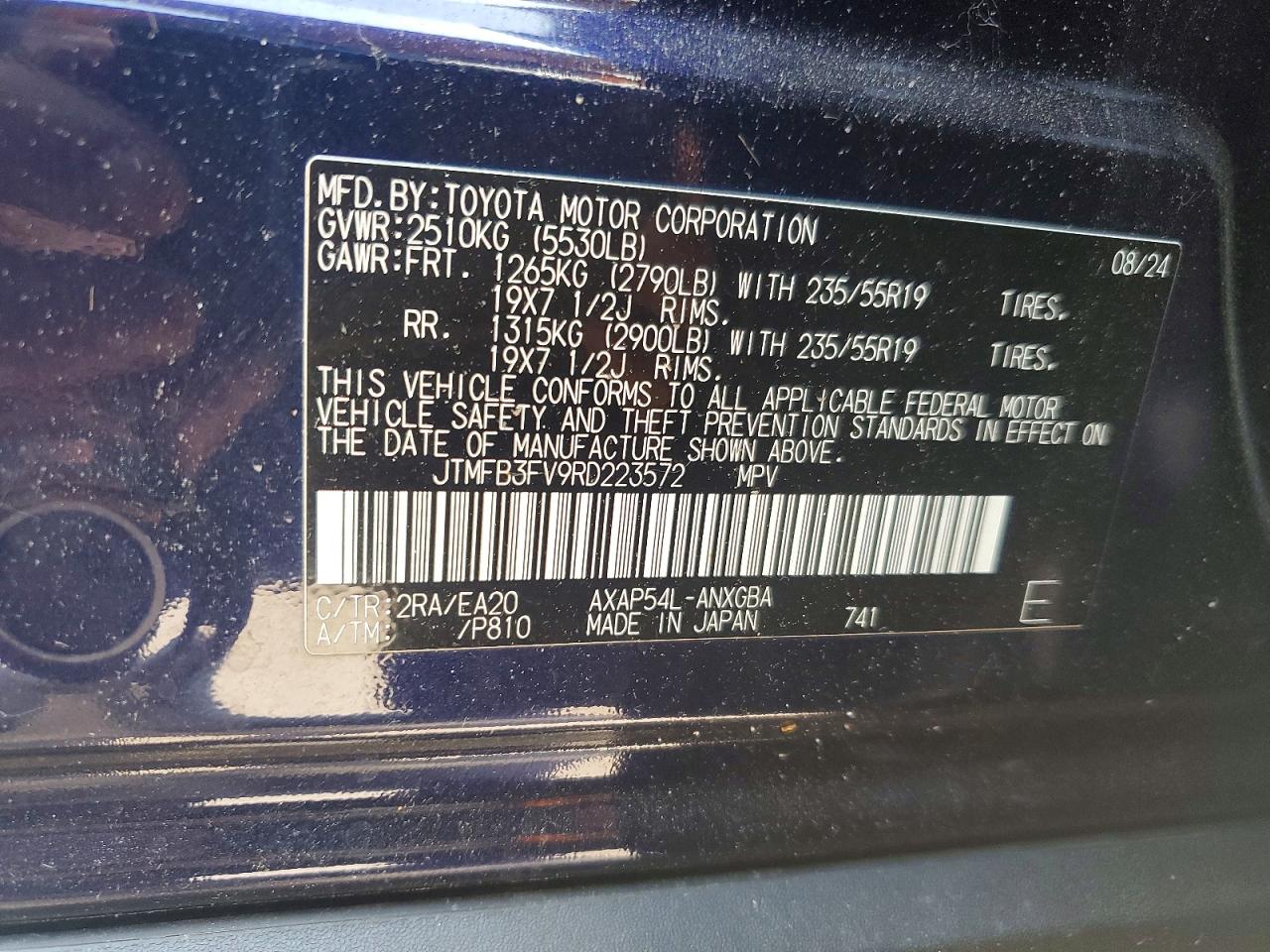 2024 TOYOTA RAV4
