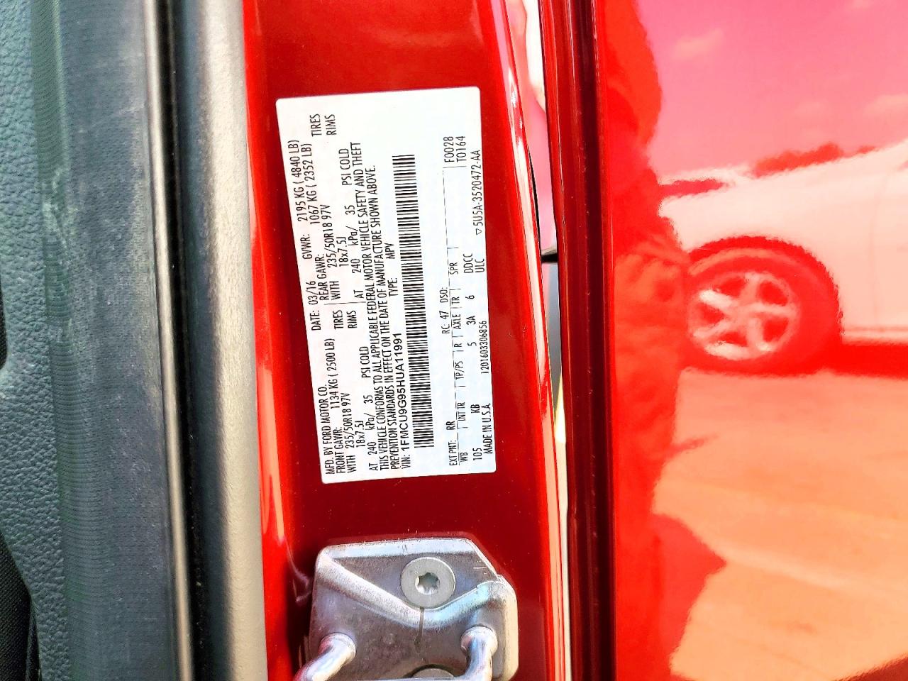 2017 FORD ESCAPE