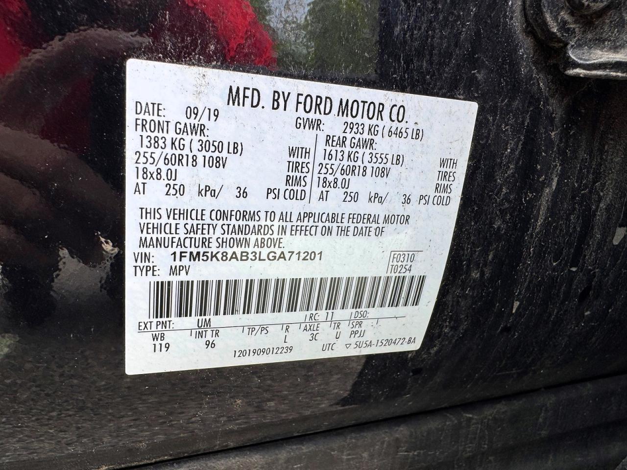 2020 FORD EXPLORER