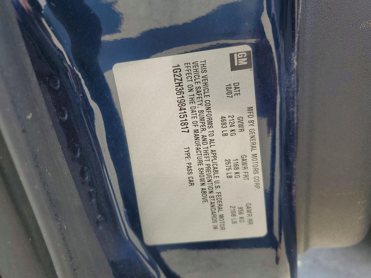 2008 PONTIAC G6