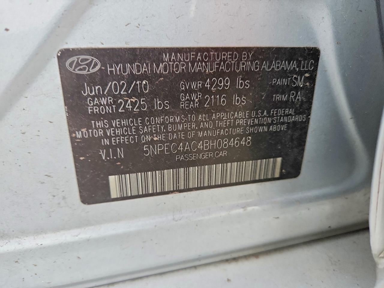 2011 HYUN SONATA