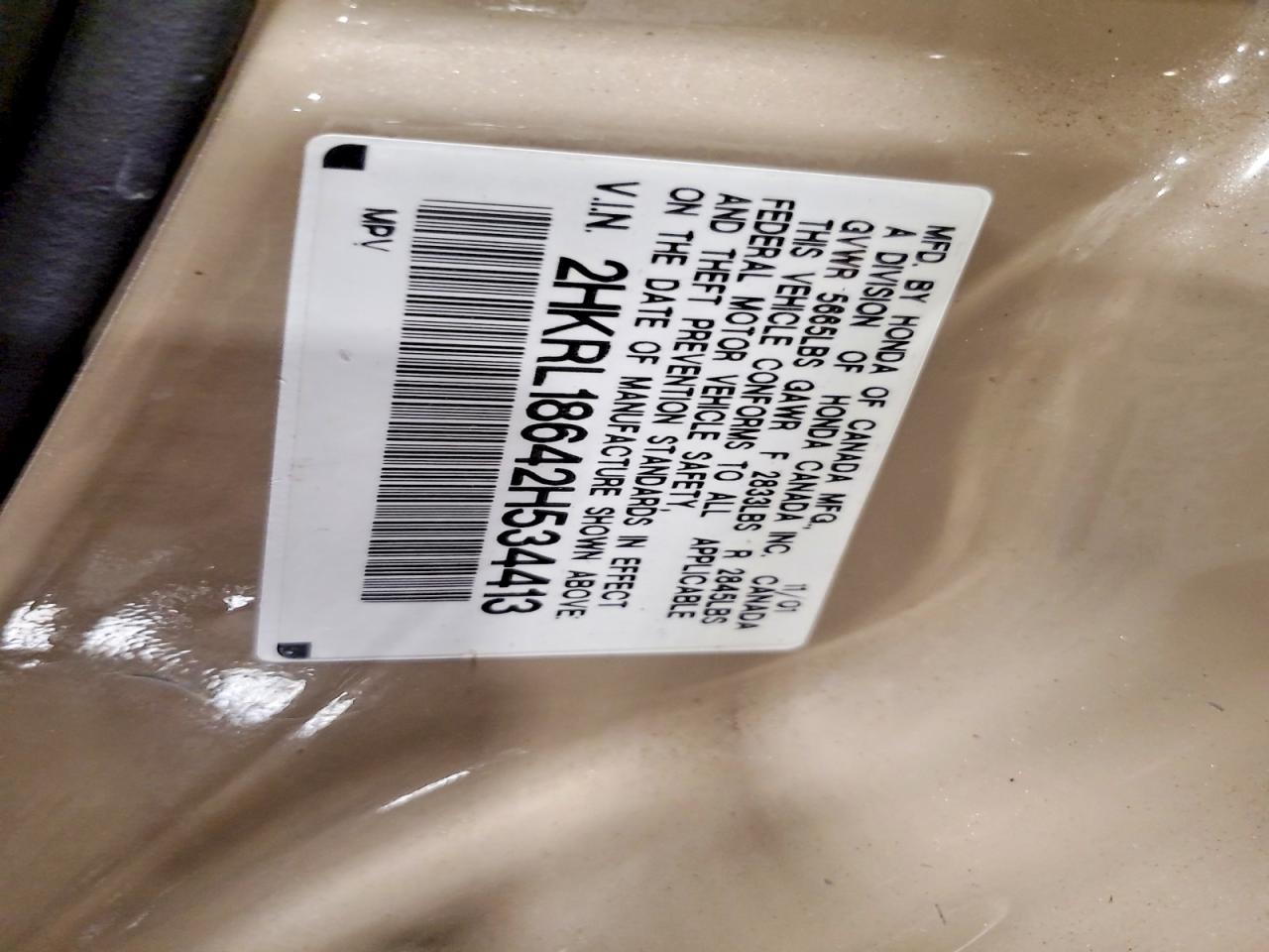 2002 HONDA ODYSSEY