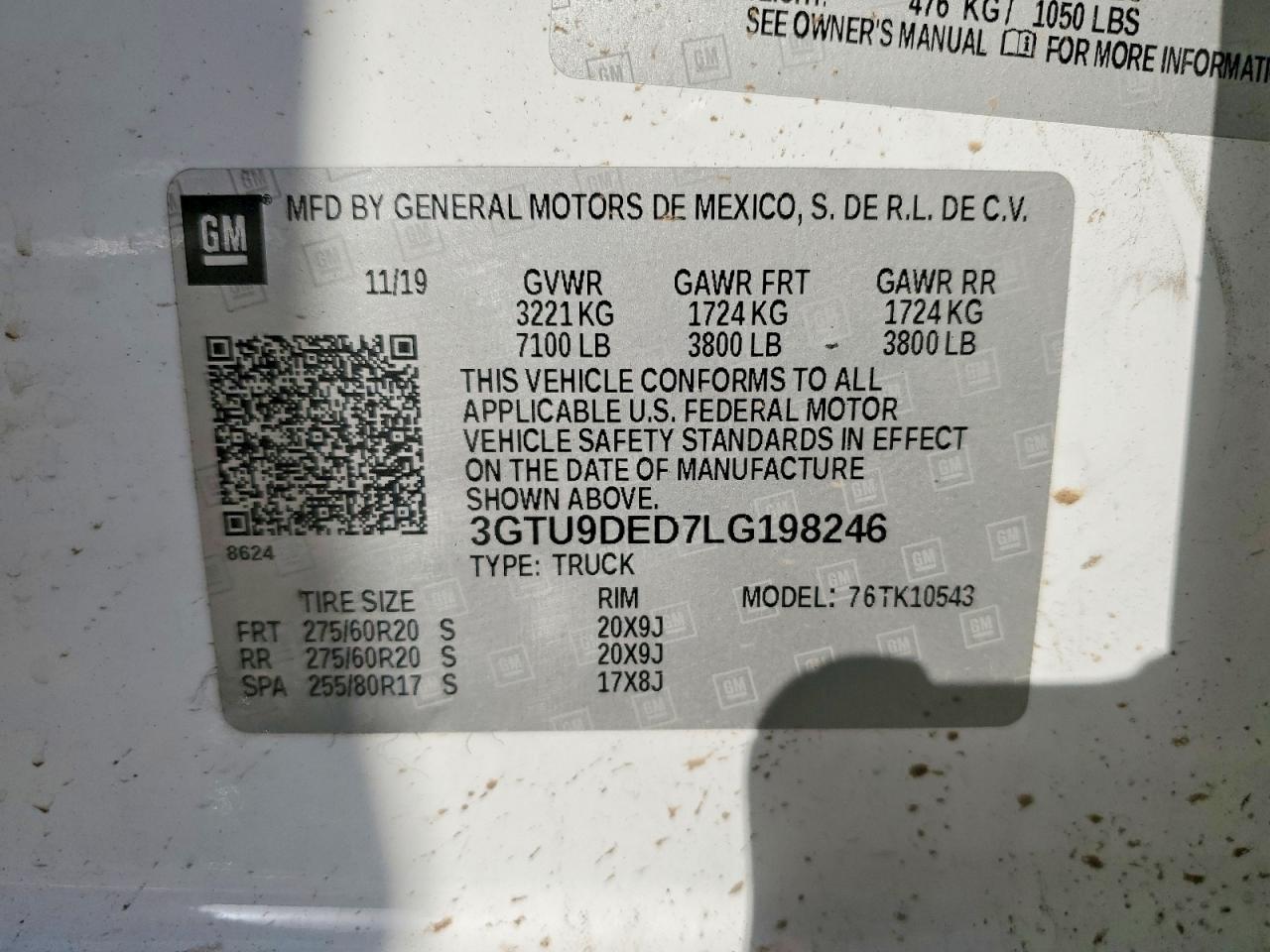 2020 GMC SIERRA